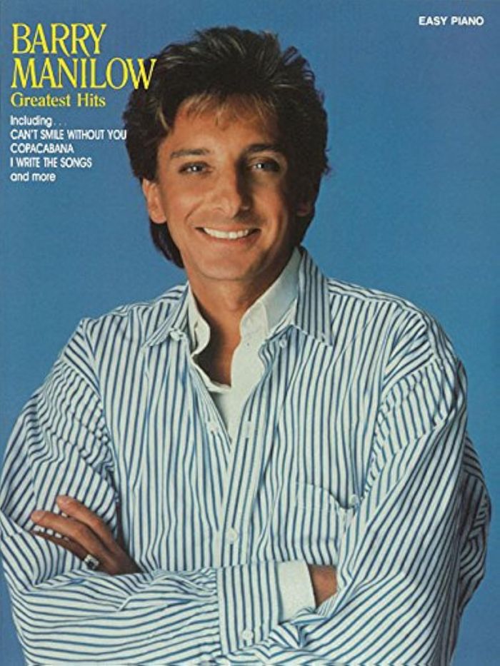 Couverture du livre « BARRY MANILOW GREATEST HITS PIANO » de Auteurs Divers, librairie Les Contes Infusés à Corte