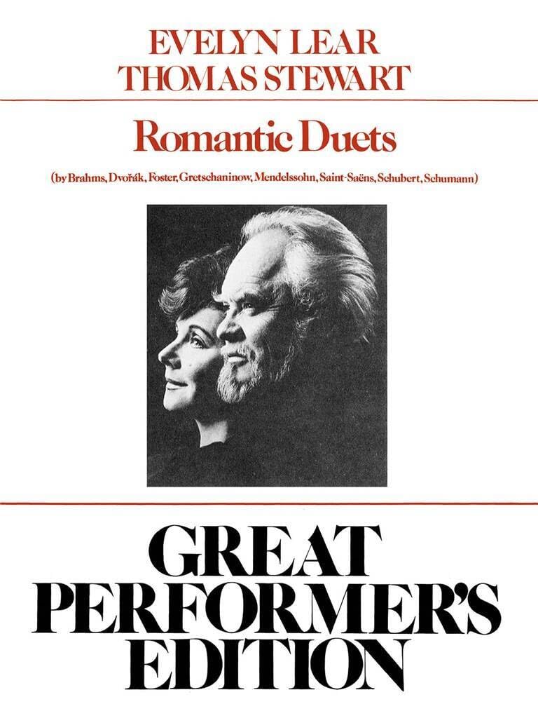 Couverture du livre « EVELYN LEAR AND THOMAS STEWART: ROMANTIC DUETS (VOICES) » de Lear, (artist Evelyn, librairie Les Contes Infusés à Corte