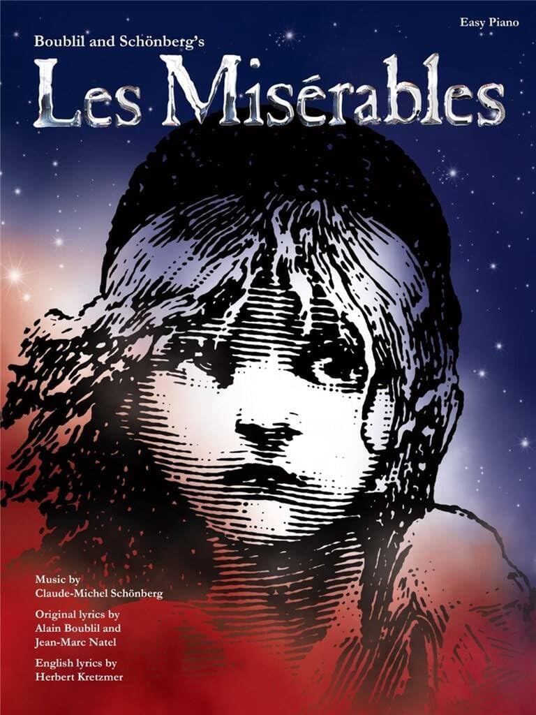 Couverture du livre « LES MISERABLES PIANO » de Boublil_claude Alain, librairie Les Contes Infusés à Corte