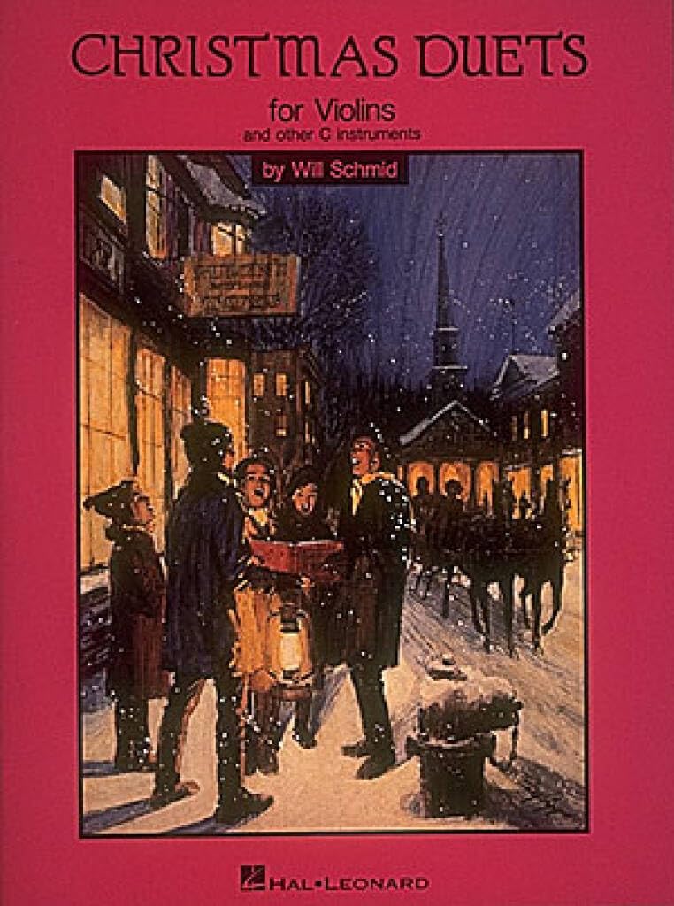 Couverture du livre « CHRISTMAS DUETS VIOLON » de Auteurs Divers, librairie Les Contes Infusés à Corte