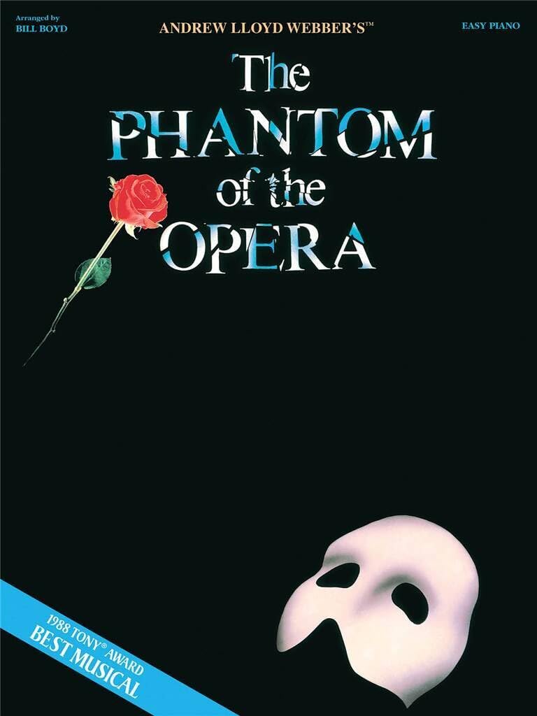 Couverture du livre « THE PHANTOM OF THE OPERA PIANO » de Andrew Lloyd Webber, librairie Les Contes Infusés à Corte
