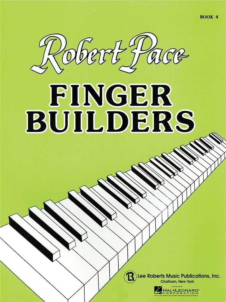 Couverture du livre « FINGER BUILDERS, BOOK 4 PIANO » de Pace Robert, librairie Les Contes Infusés à Corte