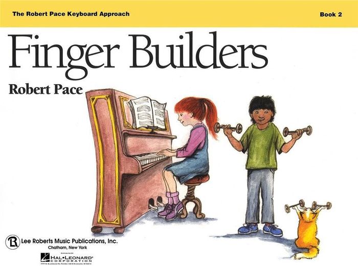 Couverture du livre « FINGER BUILDERS, BOOK 2 PIANO » de Pace Robert, librairie Les Contes Infusés à Corte