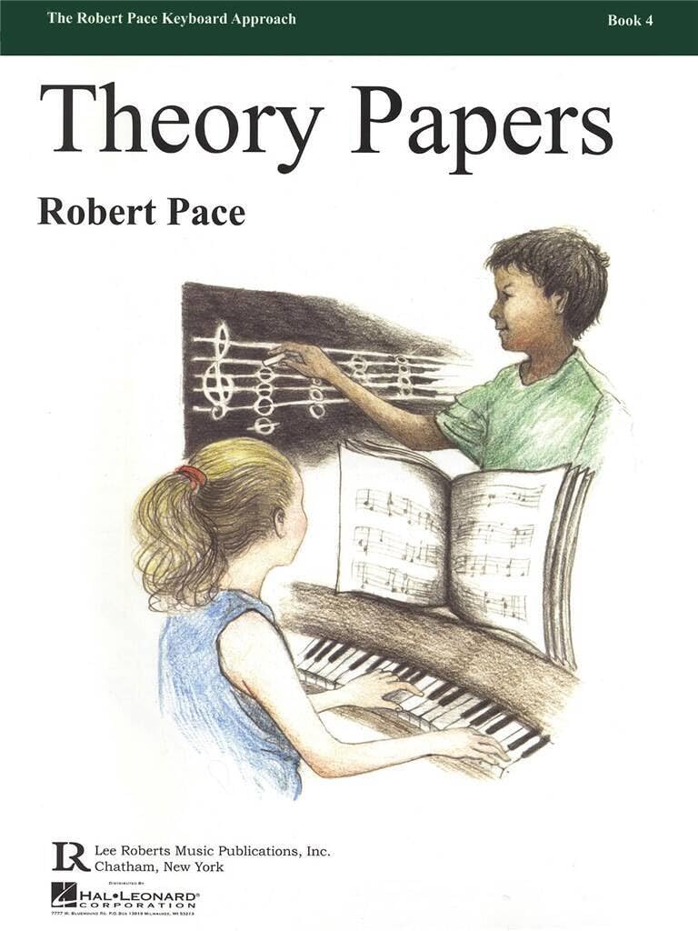 Couverture du livre « THEORY PAPERS, BOOK 4 PIANO » de Pace Robert, librairie Les Contes Infusés à Corte