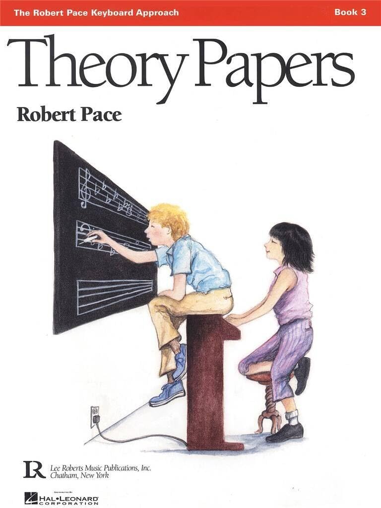 Couverture du livre « THEORY PAPERS, BOOK 3 PIANO » de Pace Robert, librairie Les Contes Infusés à Corte