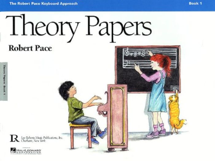 Couverture du livre « THEORY PAPERS, BOOK 1 PIANO » de Pace Robert, librairie Les Contes Infusés à Corte