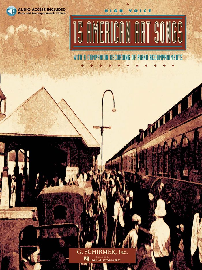 Couverture du livre « 15 AMERICAN ART SONGS (HIGH VOICE) +CD » de Auteurs Divers, librairie Les Contes Infusés à Corte