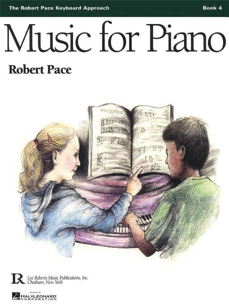 Couverture du livre « MUSIC FOR PIANO, BOOK 4 PIANO » de Pace Robert, librairie Les Contes Infusés à Corte