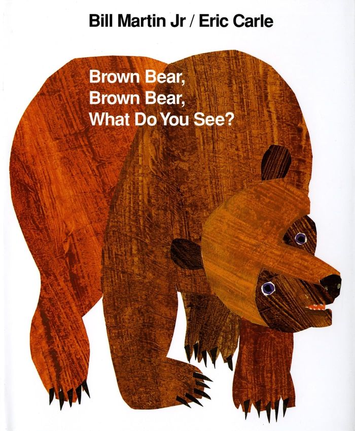 Couverture du livre « BROWN BEAR AND FRIENDS - BROWN BEAR, BROWN BEAR, WHAT DO YOU SEE? » de Martin/carle, librairie Les Contes Infusés à Corte