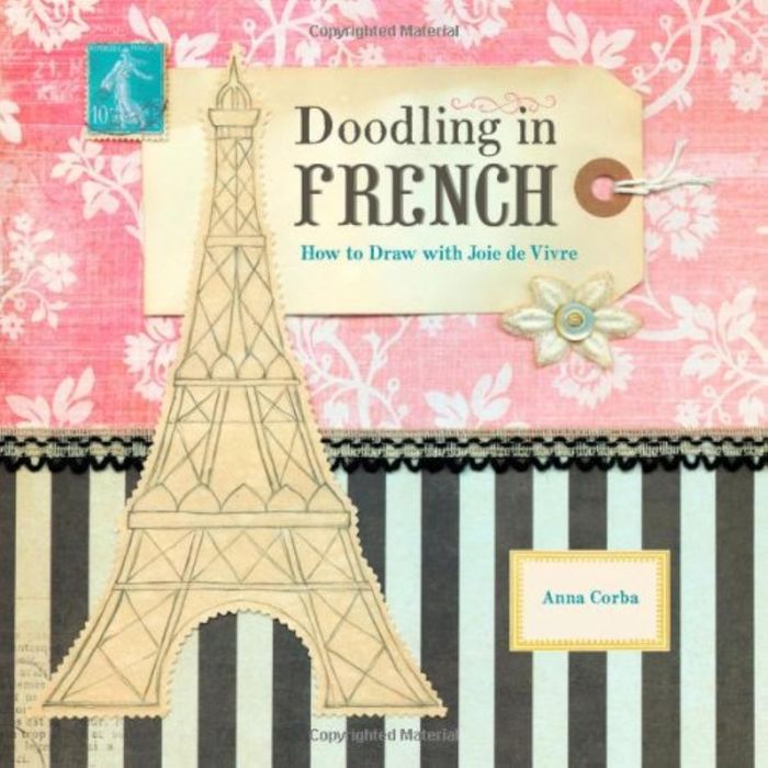 Couverture du livre « DOODLING FRENCH » de Corba, Anna, librairie Les Contes Infusés à Corte