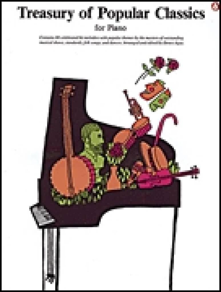 Couverture du livre « DENES AGAY : TREASURY OF POPULAR CLASSICS FOR PIANO - 81 THEMES » de Agay Denes, librairie Les Contes Infusés à Corte