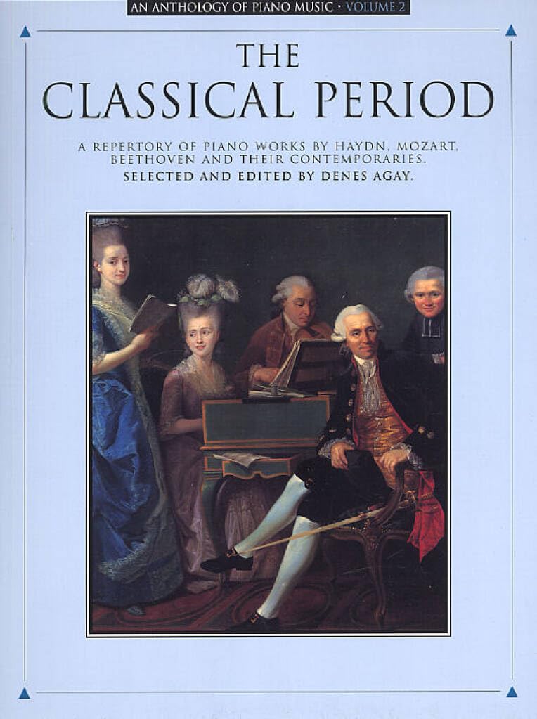 Couverture du livre « ANTHOLOGY OF PIANO MUSIC VOLUME 2: THE CLASSICAL PERIOD PIANO » de Agay, (artist) Denes, librairie Les Contes Infusés à Corte