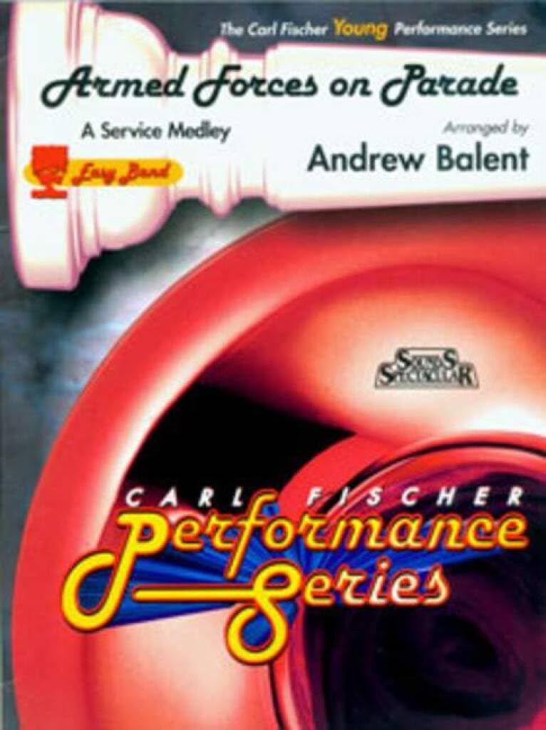Couverture du livre « ARMED FORCES ON PARADE CONCERT BAND/HARMONIE/FANFARE-PARTITION+PARTIES SEPAREES », librairie Les Contes Infusés à Corte
