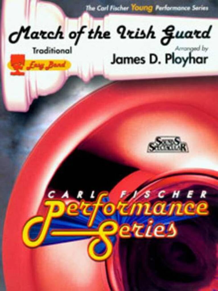 Couverture du livre « MARCH OF THE IRISH GUARD CONCERT BAND/HARMONIE/FANFARE-PARTITION+PARTIES SEPAREES » de Epstein Howard, librairie Les Contes Infusés à Corte