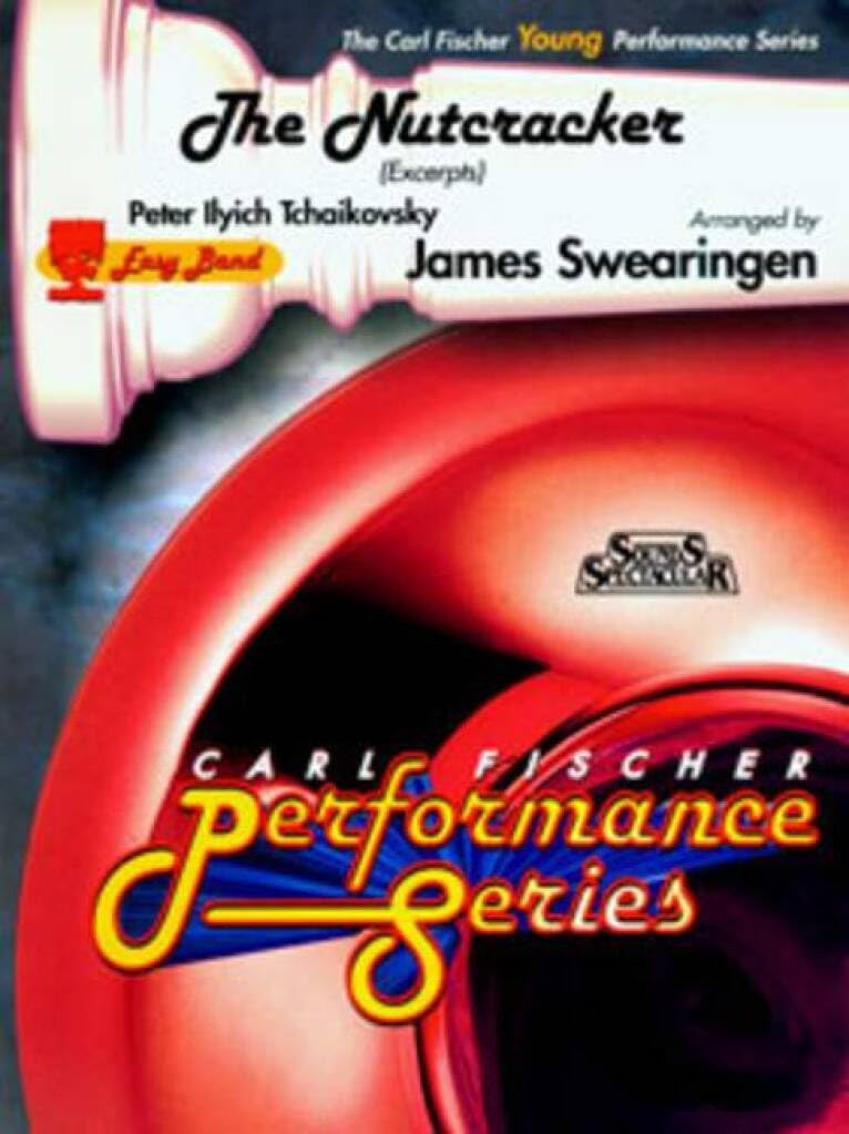 Couverture du livre « THE NUTCRACKER CONCERT BAND/HARMONIE/FANFARE-PARTITION+PARTIES SEPAREES » de Pyotr Ilyich Tchaiko, librairie Les Contes Infusés à Corte