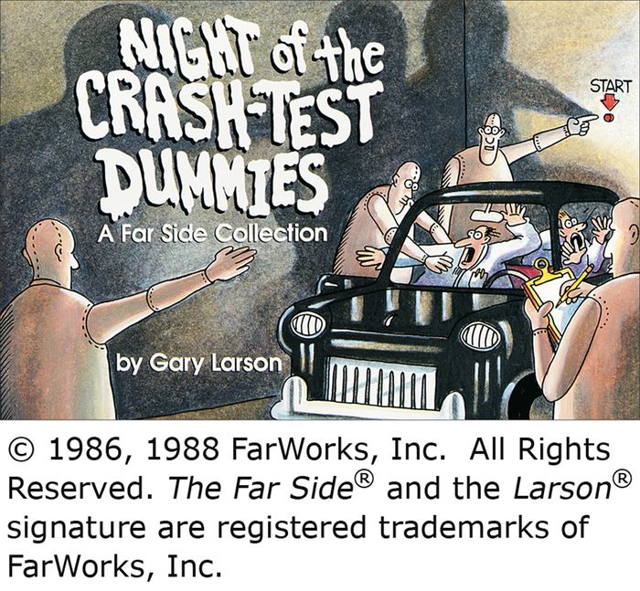 Couverture du livre « NIGHT OF THE CRASH TEST DUMMIES », librairie Les Contes Infusés à Corte