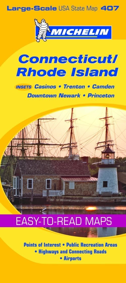 Couverture du livre « CARTE US CONNECTICUT » de Xxx, librairie Les Contes Infusés à Corte