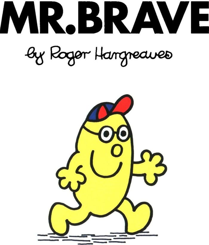 Couverture du livre « MR. MEN AND LITTLE MISS - MR. BRAVE » de Roger Hargreaves, librairie Les Contes Infusés à Corte