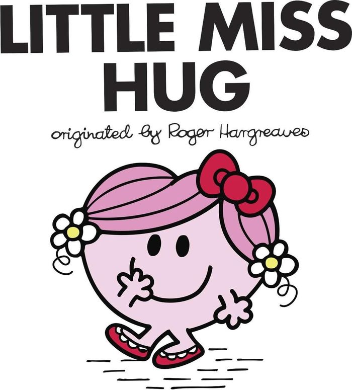 Couverture du livre « MR. MEN AND LITTLE MISS - LITTLE MISS HUG » de Hargreaves, librairie Les Contes Infusés à Corte