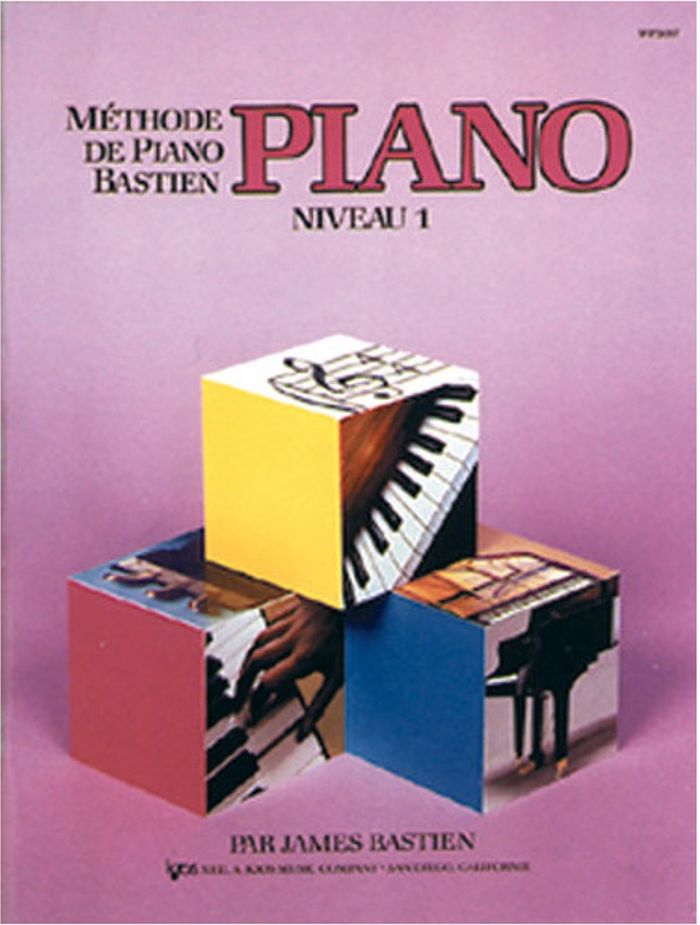 Couverture du livre « JAMES BASTIEN : METHODE DE PIANO BASTIEN : PIANO VOL. 1 - PIANO - RECUEIL » de Bastien James, librairie Les Contes Infusés à Corte