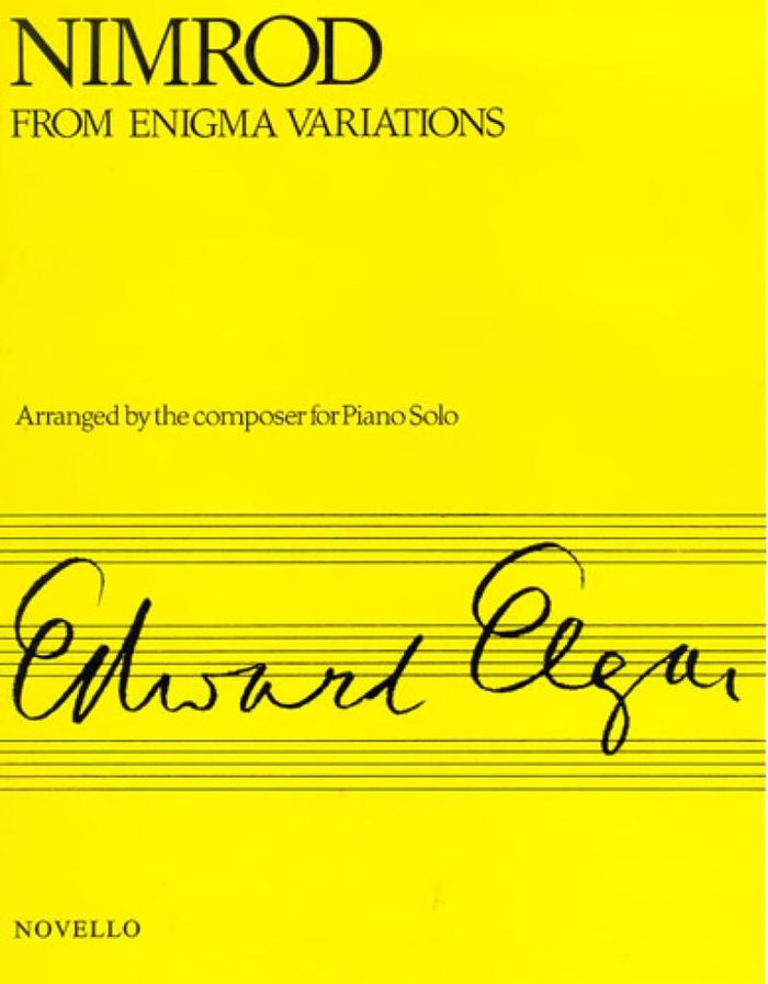 Couverture du livre « EDWARD ELGAR: NIMROD FROM ENIGMA VARIATIONS OP.36 PIANO » de Elgar, (artis Edward, librairie Les Contes Infusés à Corte