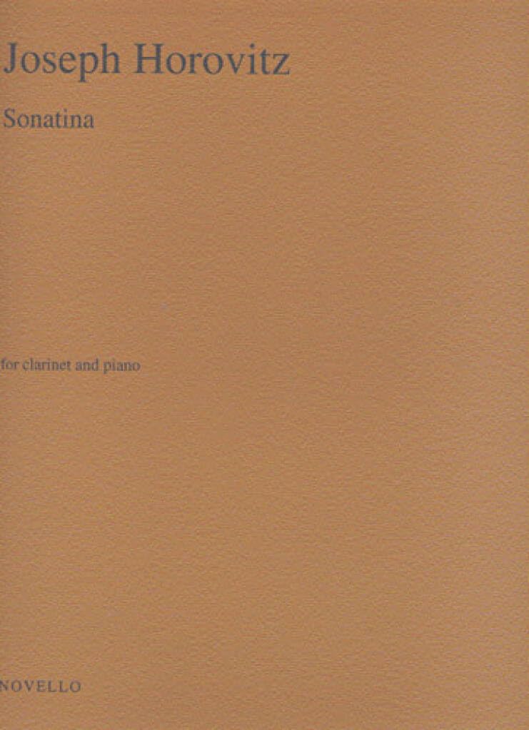 Couverture du livre « JOSEPH HOROVITZ: SONATINA FOR CLARINET AND PIANO » de Horovitz, (co Joseph, librairie Les Contes Infusés à Corte
