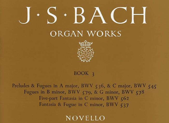 Couverture du livre « J.S. BACH: ORGAN WORKS VOL.3 (NOVELLO) » de Bach, Sebasti Johann, librairie Les Contes Infusés à Corte