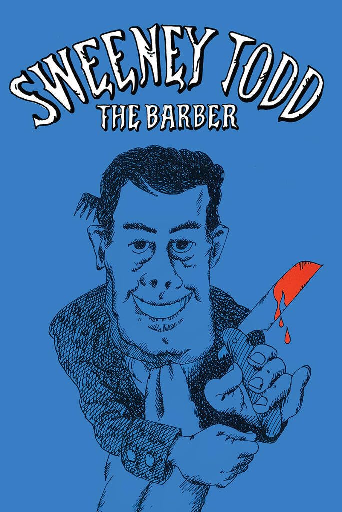 Couverture du livre « SWEENEY TODD THE BARBER (VOCAL SCORE) » de Blyton, (compo Carey, librairie Les Contes Infusés à Corte