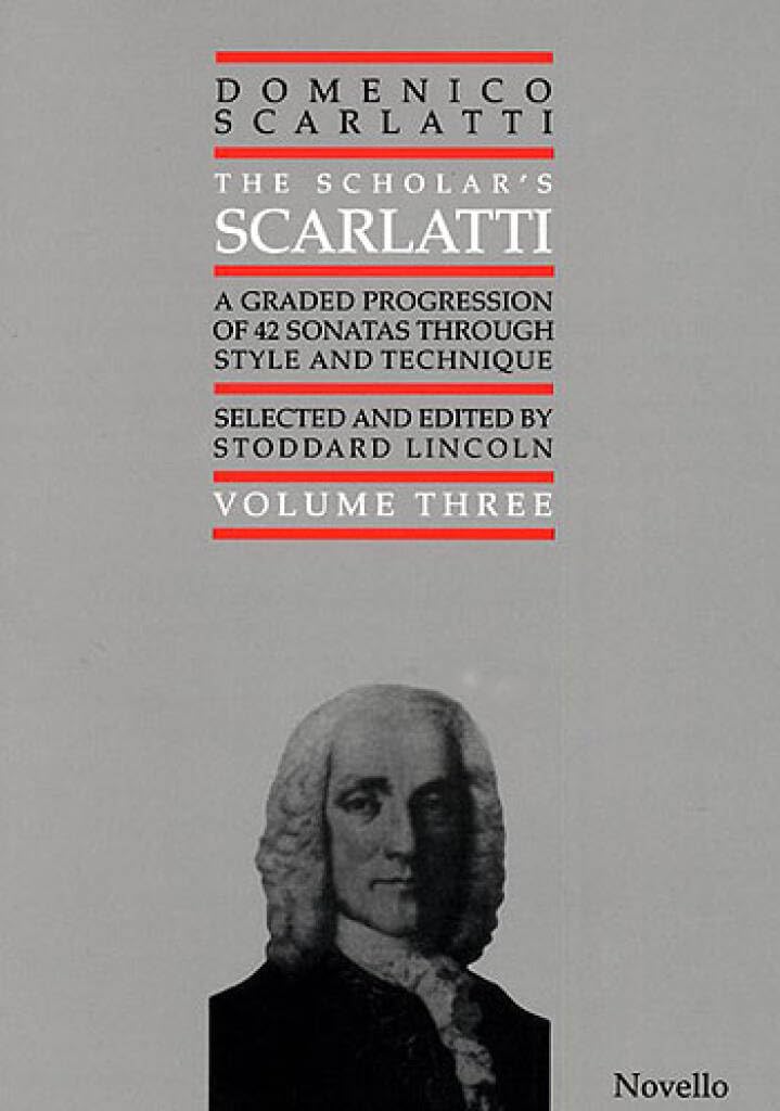 Couverture du livre « DOMENICO SCARLATTI: THE SCHOLAR'S SCARLATTI, VOLUME THREE PIANO » de Scarlatti, Domenico, librairie Les Contes Infusés à Corte