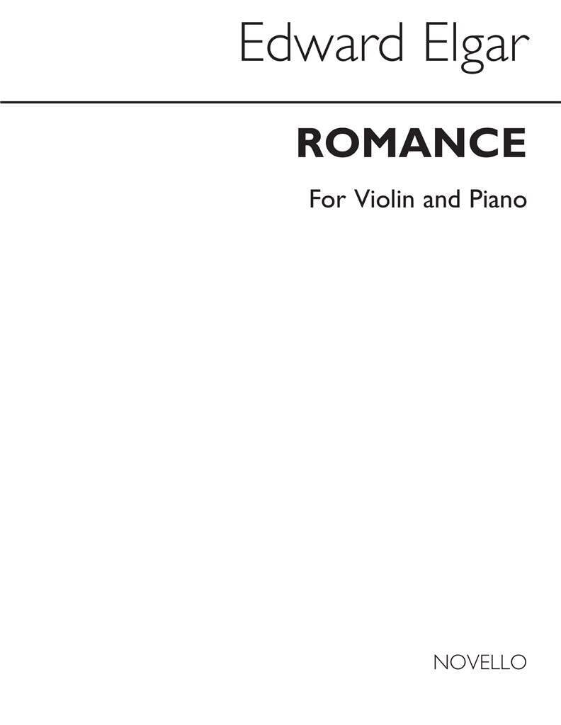 Couverture du livre « EDWARD ELGAR: ROMANCE FOR VIOLIN AND PIANO » de Elgar, (compo Edward, librairie Les Contes Infusés à Corte