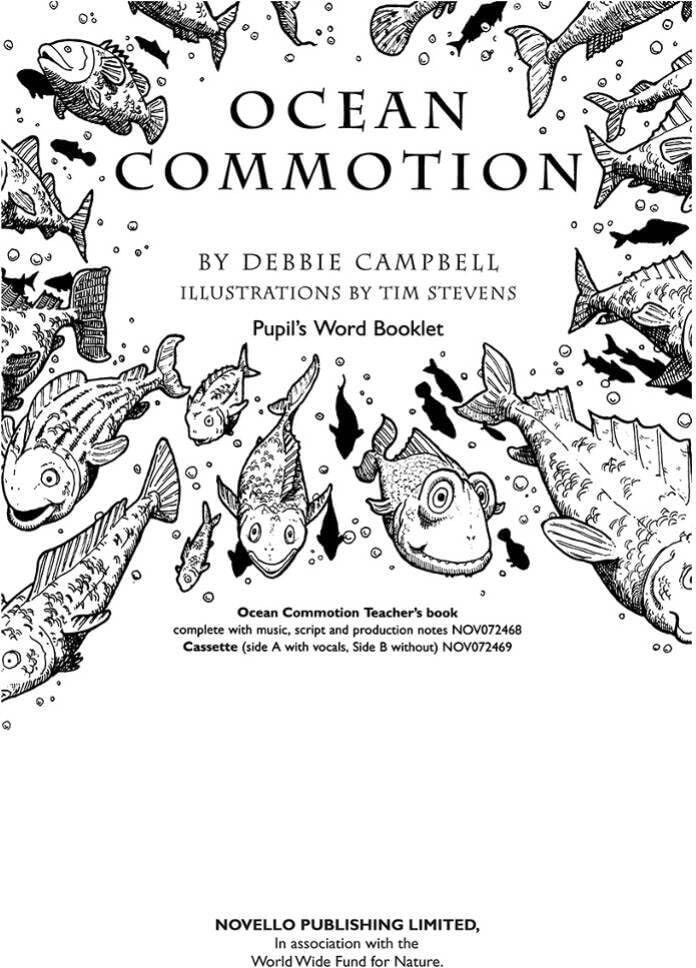 Couverture du livre « DEBBIE CAMPBELL: OCEAN COMMOTION (PUPIL S BOOK) » de Campbell, (au Debbie, librairie Les Contes Infusés à Corte