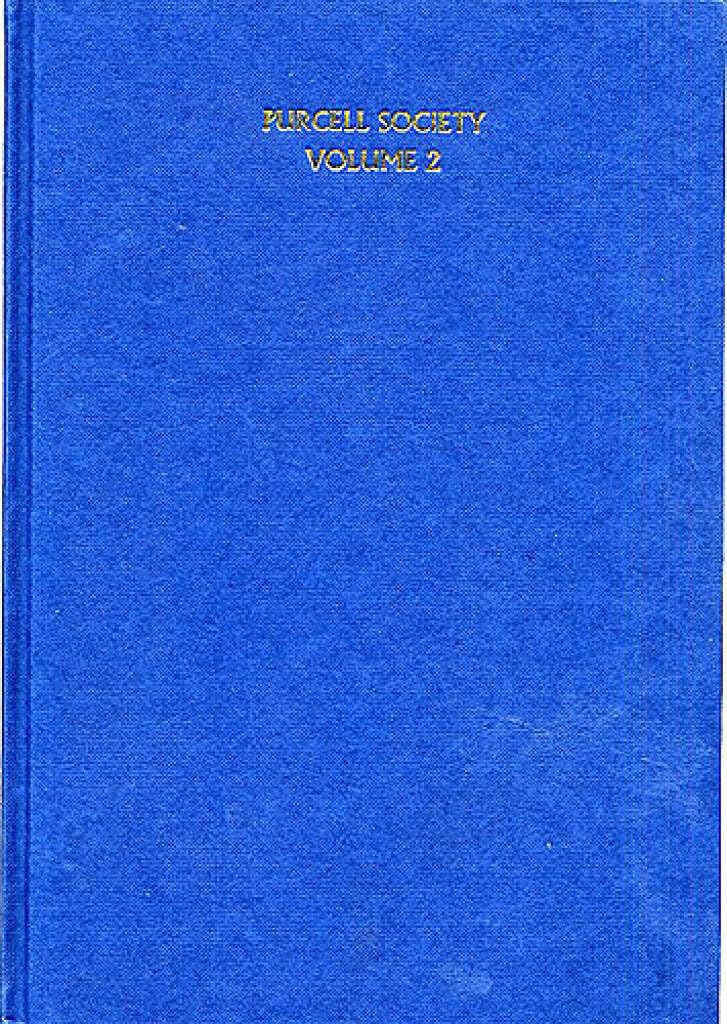 Couverture du livre « PURCELL SOCIETY VOLUME 2 - TIMON OF ATHENS (HARDBACK FULL SCORE) CHANT » de Purcell, (arti Henry, librairie Les Contes Infusés à Corte