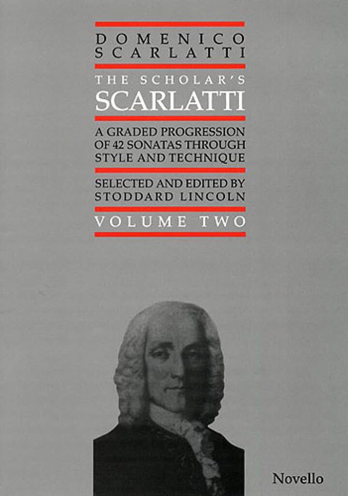 Couverture du livre « DOMENICO SCARLATTI: SCHOLAR'S SCARLATTI VOLUME TWO PIANO » de Scarlatti, Domenico, librairie Les Contes Infusés à Corte