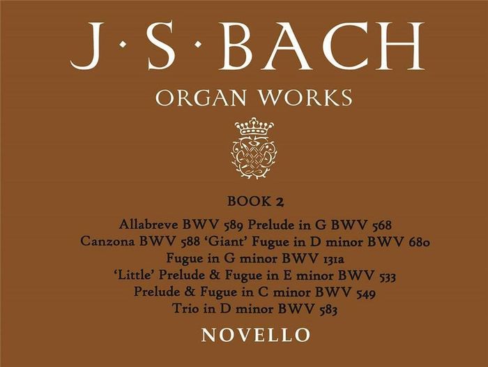 Couverture du livre « J.S. BACH: ORGAN WORKS BOOK 2 » de Bach, Sebasti Johann, librairie Les Contes Infusés à Corte