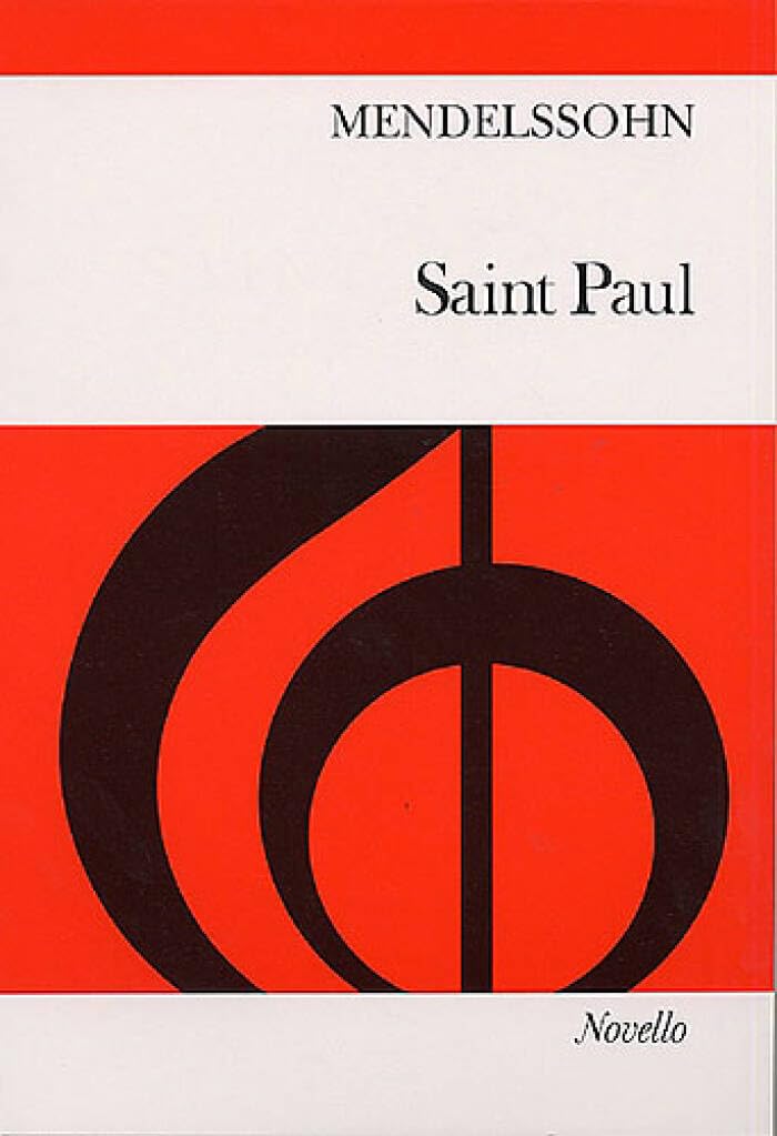 Couverture du livre « FELIX MENDELSSOHN: SAINT PAUL (VOCAL SCORE)- NOVELLO EDITION CHANT » de Mendelssohn, ( Felix, librairie Les Contes Infusés à Corte