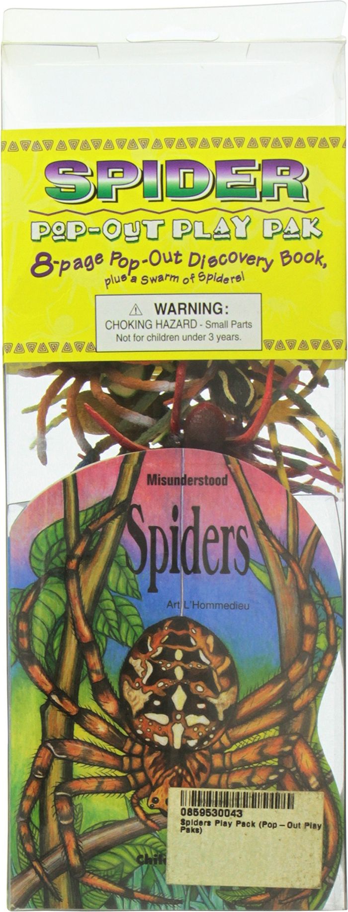 Couverture du livre « SPIDERS POP OUT PACK » de Play Childs, librairie Les Contes Infusés à Corte