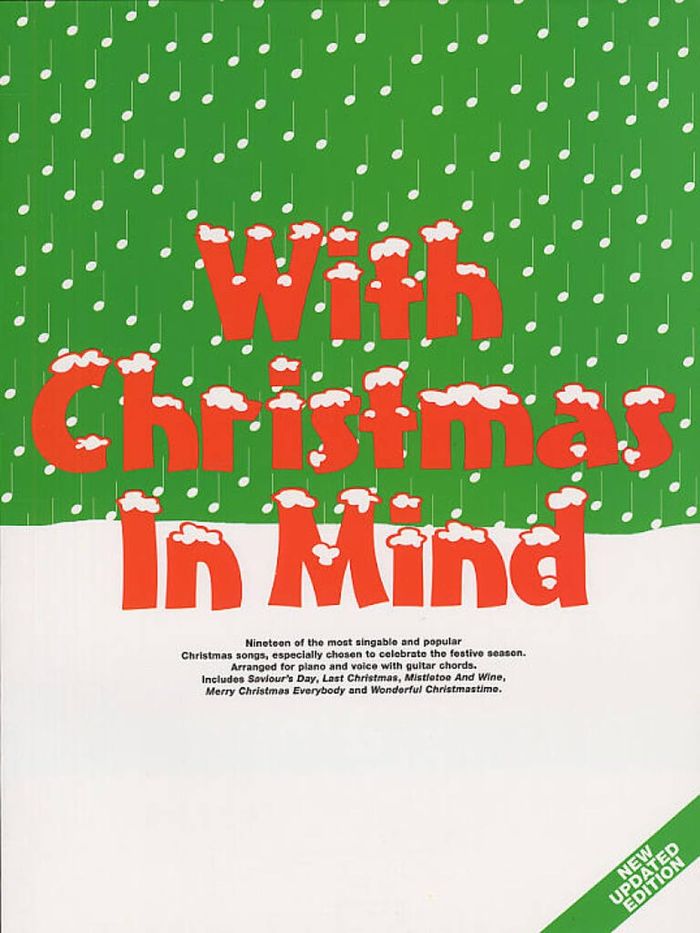 Couverture du livre « WITH CHRISTMAS IN MIND PIANO, VOIX, GUITARE » de Auteurs Divers, librairie Les Contes Infusés à Corte