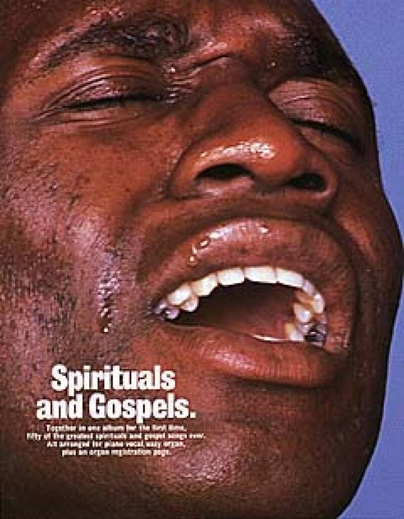 Couverture du livre « SPIRITUALS AND GOSPELS PIANO, VOIX, GUITARE » de Auteurs Divers, librairie Les Contes Infusés à Corte