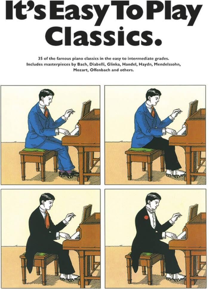 Couverture du livre « IT'S EASY TO PLAY CLASSICS » de Auteurs Divers, librairie Les Contes Infusés à Corte
