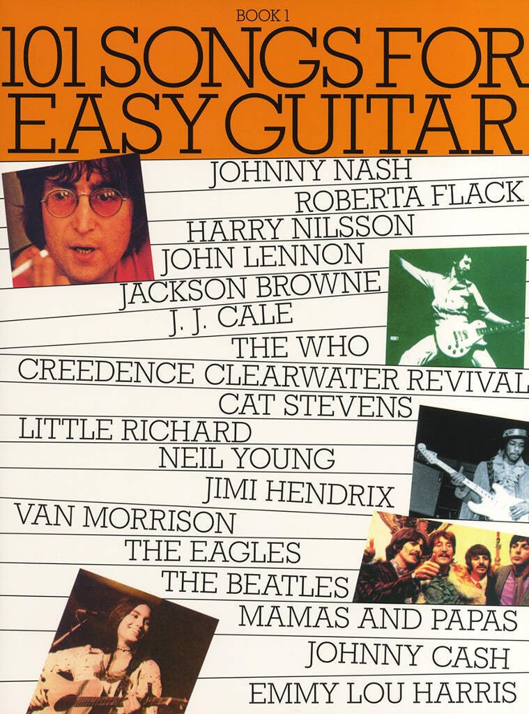 Couverture du livre « 101 SONGS FOR EASY GUITAR BOOK 1 » de Auteurs Divers, librairie Les Contes Infusés à Corte