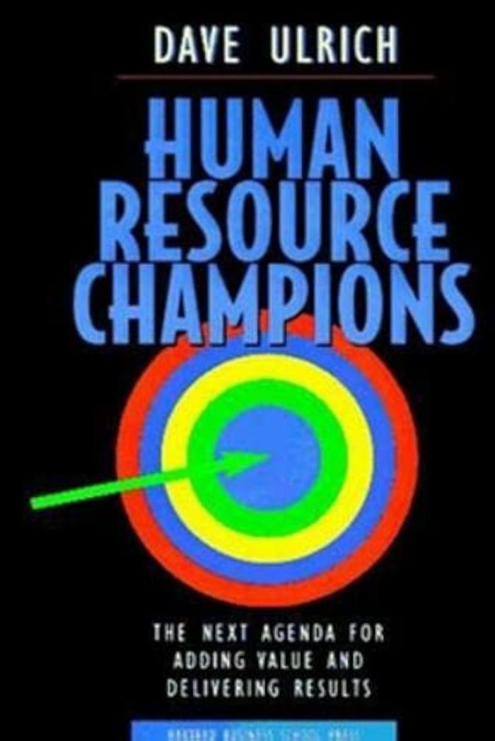 Couverture du livre « HUMAN RESOURCE CHAMPIONS - THE NEXT AGENDA FOR ADDING VALUE AND DELIVERING RESULTS », librairie Les Contes Infusés à Corte