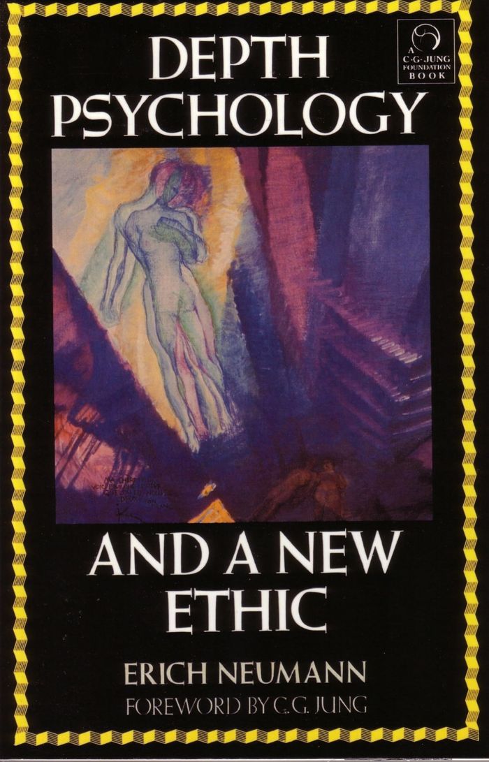 Couverture du livre « DEPTH PSYCHOLOGY AND A NEW ETHIC » de Neumann/jung, librairie Les Contes Infusés à Corte