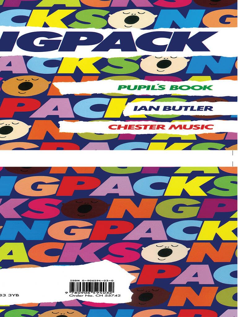 Couverture du livre « BUTLER: SONGPACK PUPIL S BOOK », librairie Les Contes Infusés à Corte