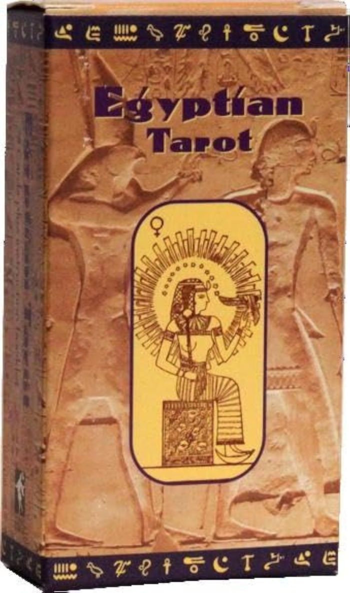 Couverture du livre « EGYPTIAN TAROT DECK » de Xxx, librairie Les Contes Infusés à Corte