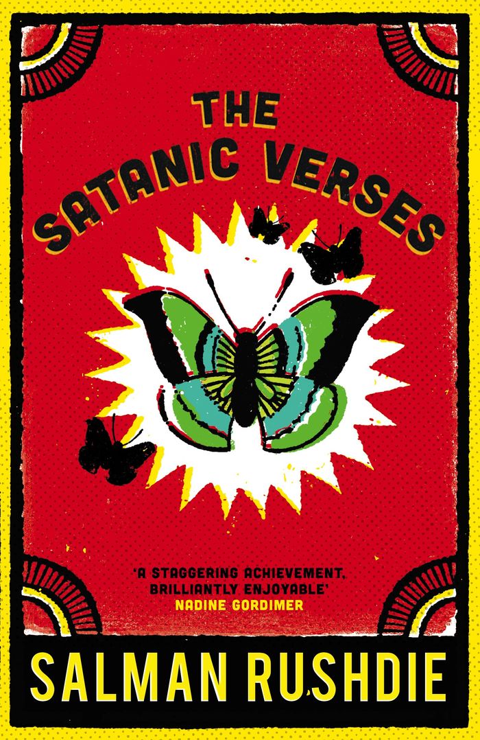 Couverture du livre « THE SATANIC VERSES » de Salman Rushdie, librairie Les Contes Infusés à Corte