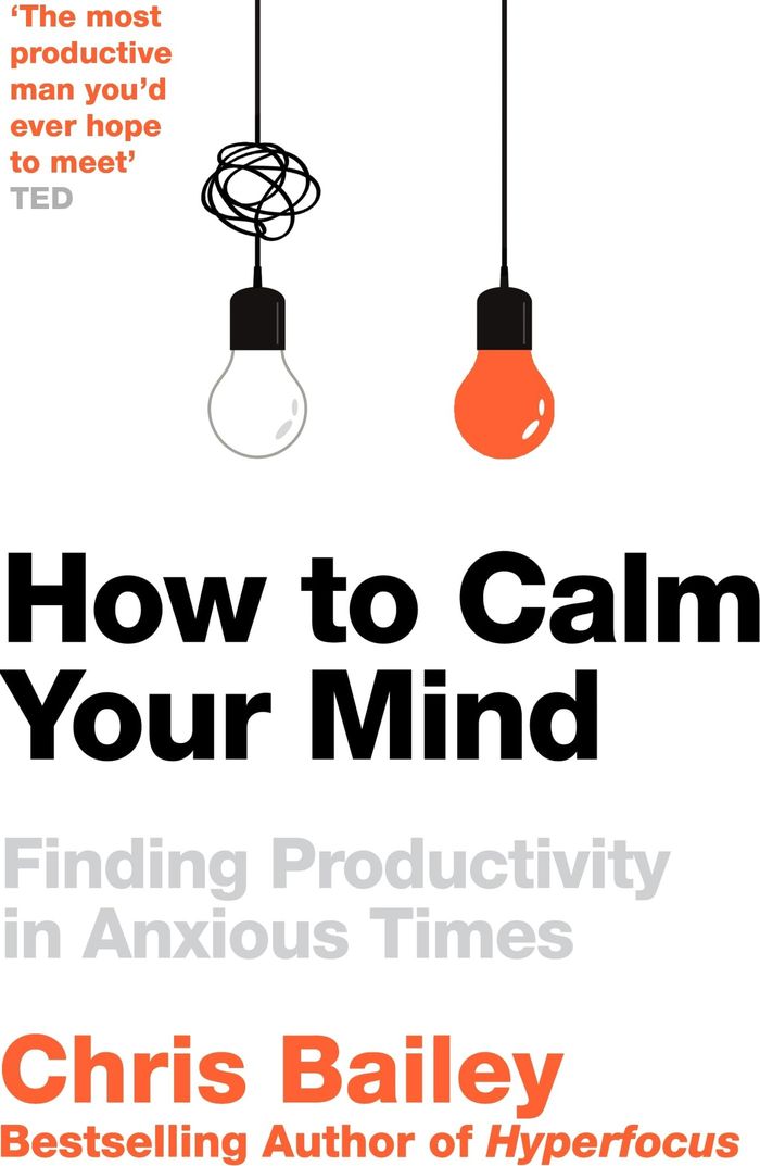 Couverture du livre « HOW TO CALM YOUR MIND - FINDING PRODUCTIVITY IN ANXIOUS TIMES » de Chris Bailey, librairie Les Contes Infusés à Corte