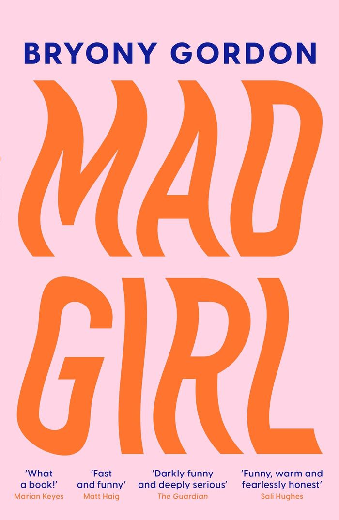 Couverture du livre « MAD GIRL - A HAPPY LIFE WITH A MIXED UP MIND: A CELEBRATION OF LIFE WITH MENTAL ILLNESS FROM MENTAL », librairie Les Contes Infusés à Corte
