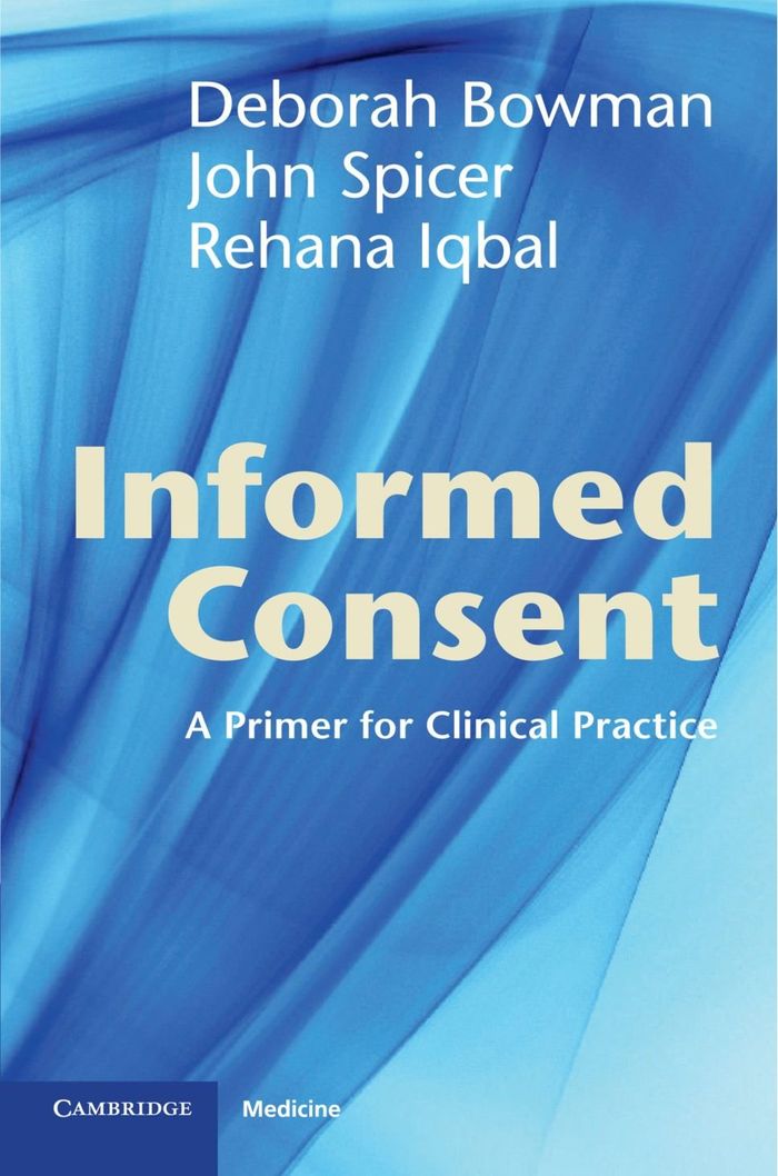 Couverture du livre « INFORMED CONSENT » de Bowman, Spic Deborah, librairie Les Contes Infusés à Corte