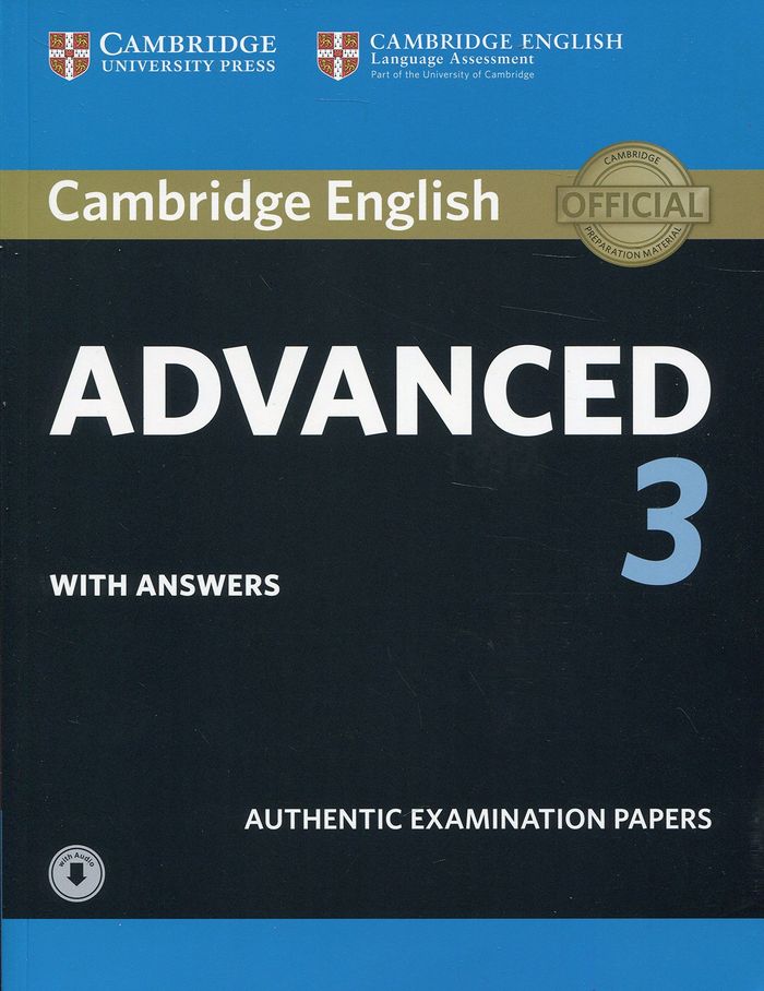 Couverture du livre « CAE PRACTICE TESTS - CAMBRIDGE ENGLISH ADVANCED 3 STUDENT'S BOOK WITH ANSWERS WITH AUDIO » de Xxx, librairie Les Contes Infusés à Corte