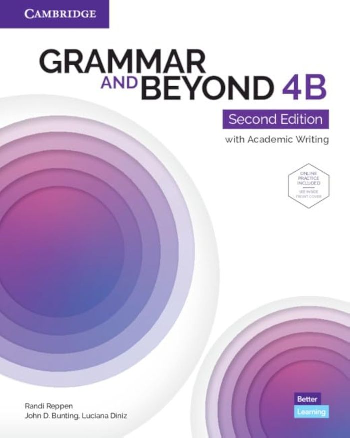 Couverture du livre « GRAMMAR AND BEYOND LEVEL 4B STUDENT'S BOOK WITH ONLINE PRACTICE » de Reppen/bunting/diniz, librairie Les Contes Infusés à Corte